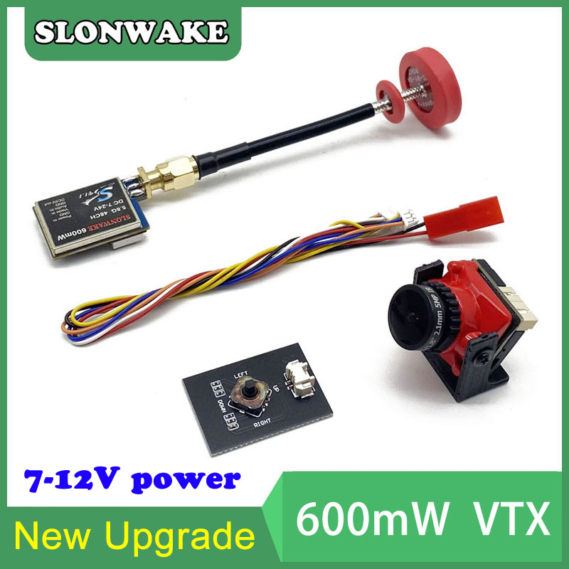 Drone Rc Remote - 5.8g 48ch 600mw ajustável VTX-CAM fpv