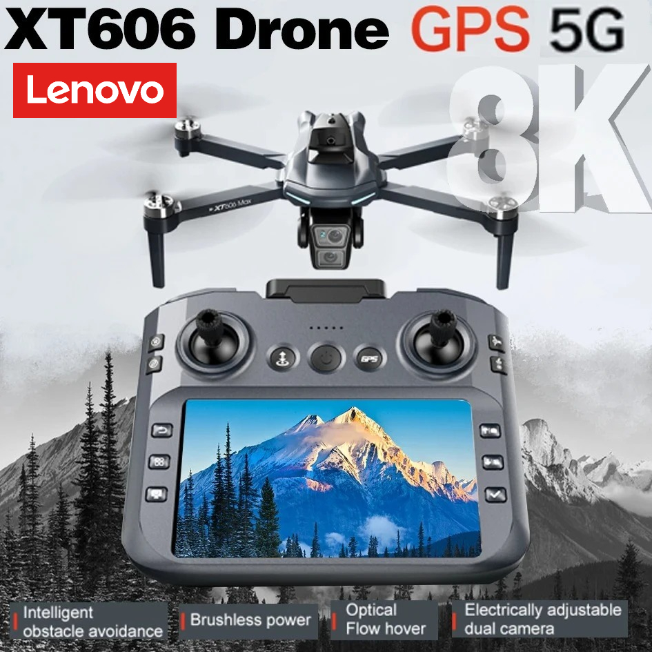 Drone Gps Rc Tt36 - Drone Profissional Lenovo XT606 com Câmera