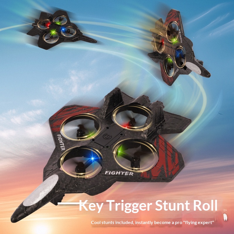 Drone Rc Fighter Jet - Drone Planador de Controle Remoto em