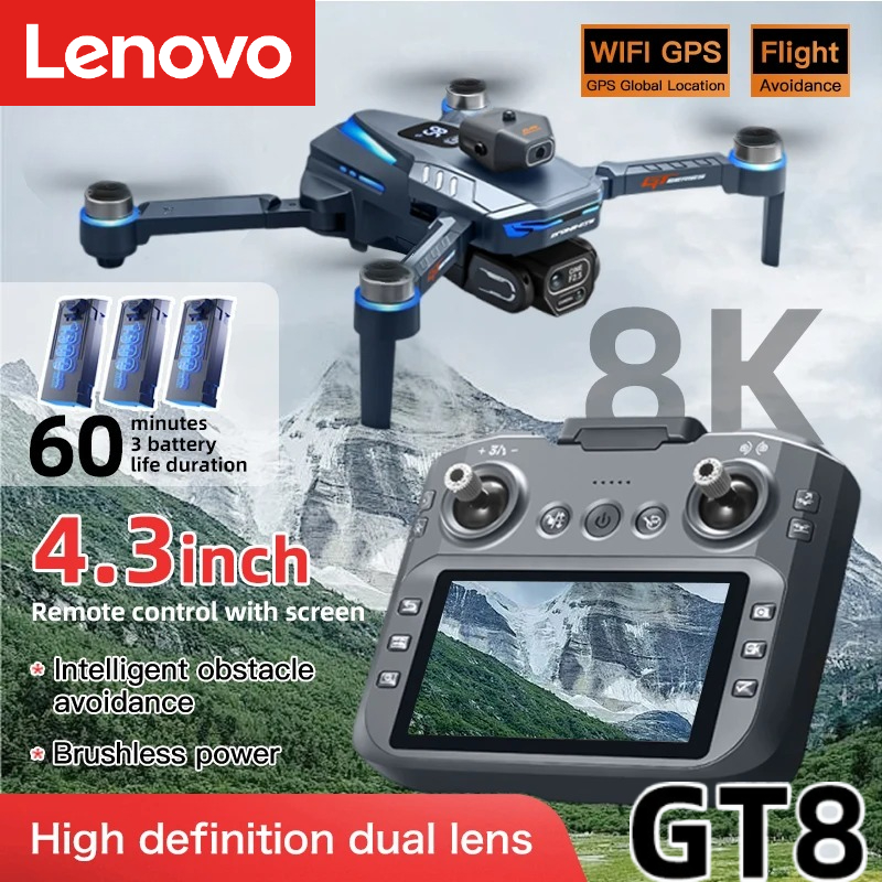 Drone Gps Rc Tt36 - Drone Lenovo GT8 8K Profissional com
