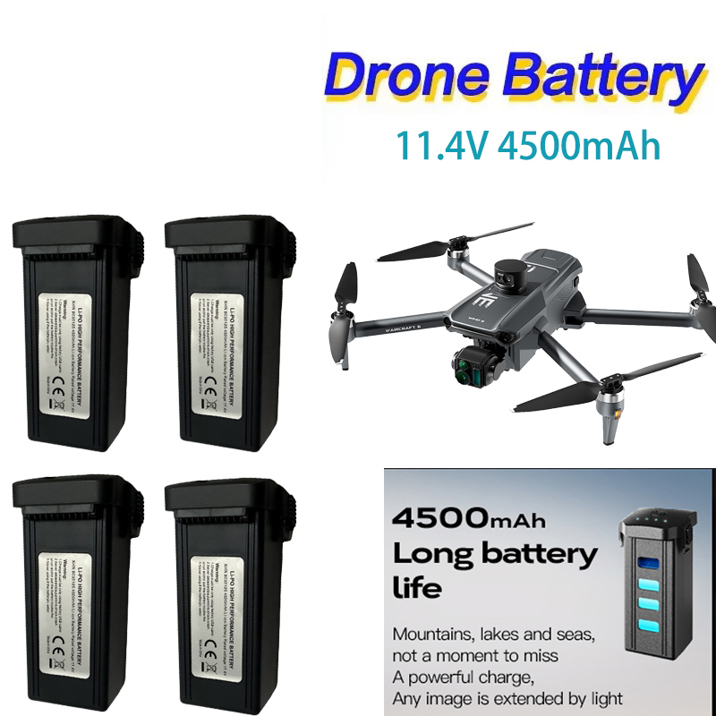 Drone Gps Rc Tt36 - Bateria lipo inteligente 11.4v 4500mah para