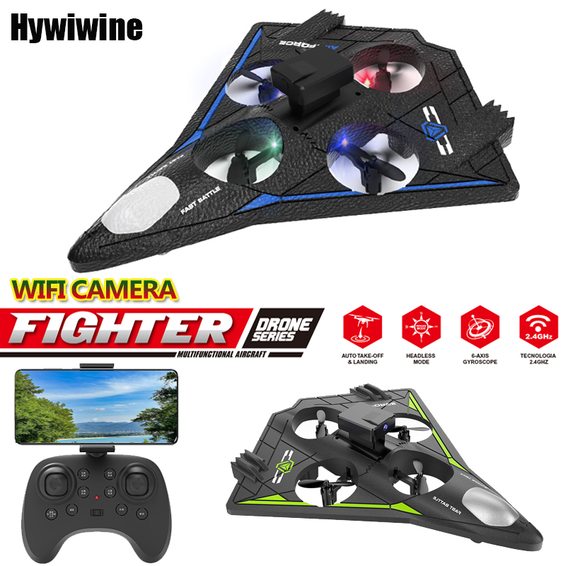 Drone Rc Fighter Jet - Avião rc com câmera drone 2.4g