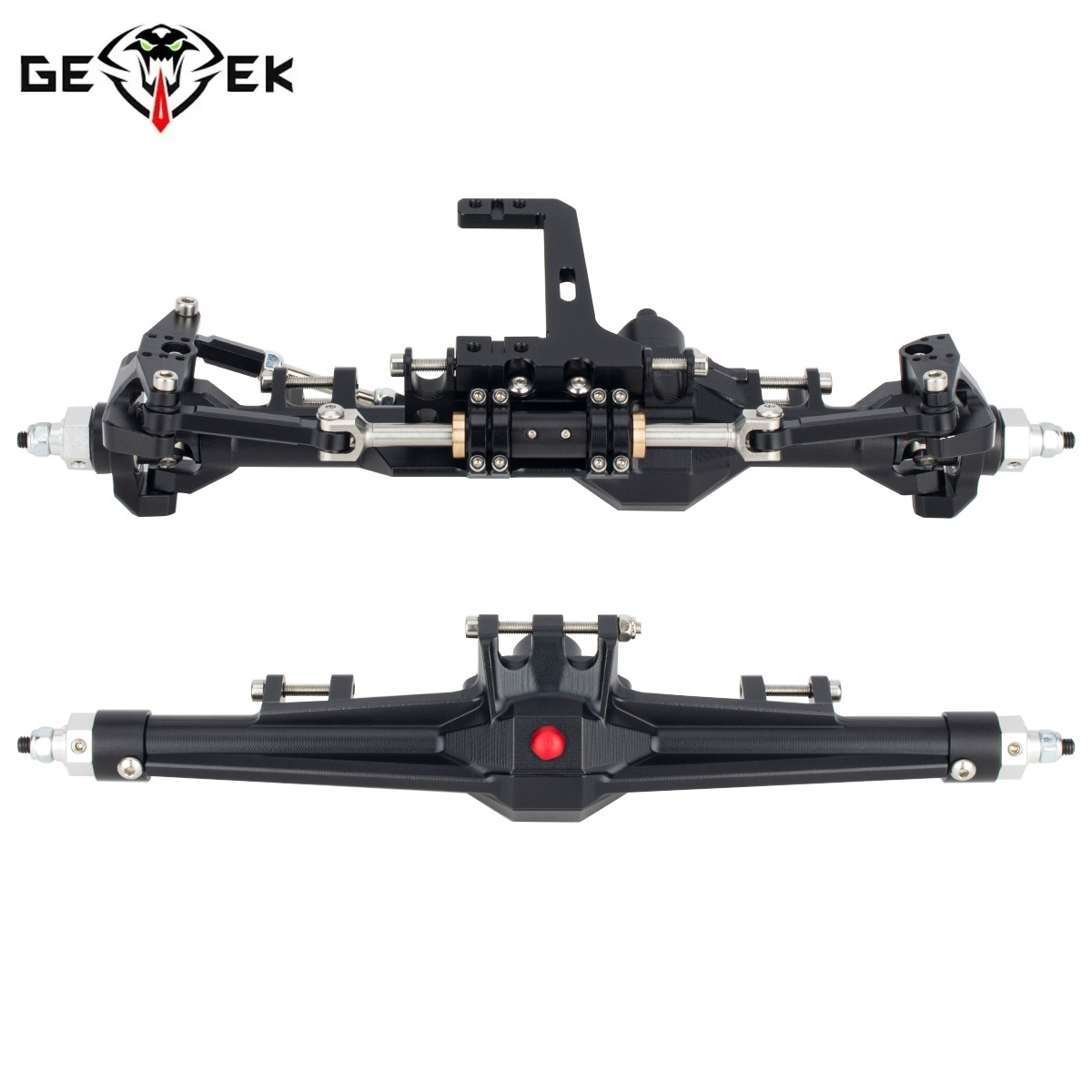 Rc Crawler Axle Parts - Conjunto de eixo reto traseiro dianteiro