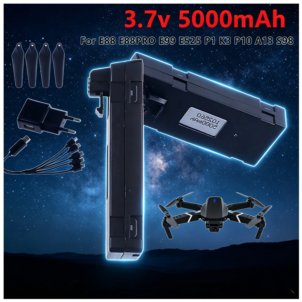 Bateria recarregável de íon-lí - Drone Rc E99 Pro avaliação e preço