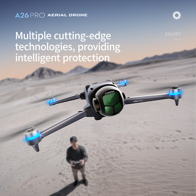 Drone A26Pro Lenovo com Motor  - Drone Smart Rc Foldable avaliação e preço
