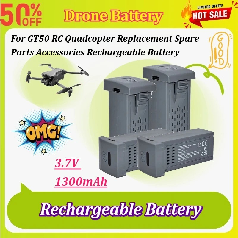 Nova Bateria Recarregável de 3 - Drone Rc Gt50 avaliação e preço