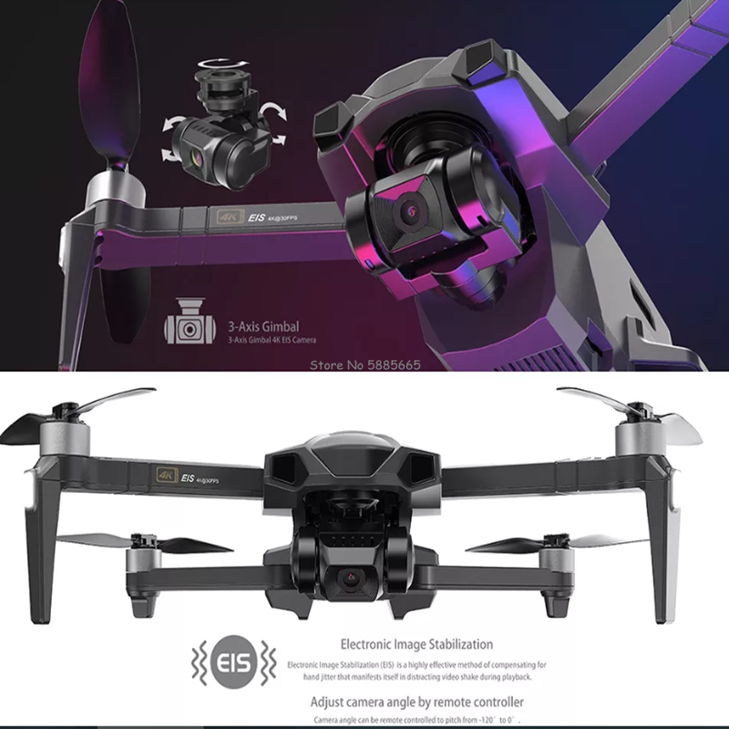 Profissional 4k gps retorno fp - Drone Smart Rc Foldable avaliação e preço