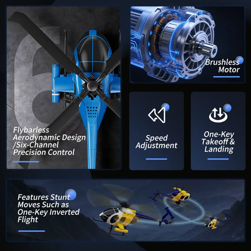 Novo Helicóptero RC MD500 2026 - Drone Rc Fighter Jet avaliação e preço