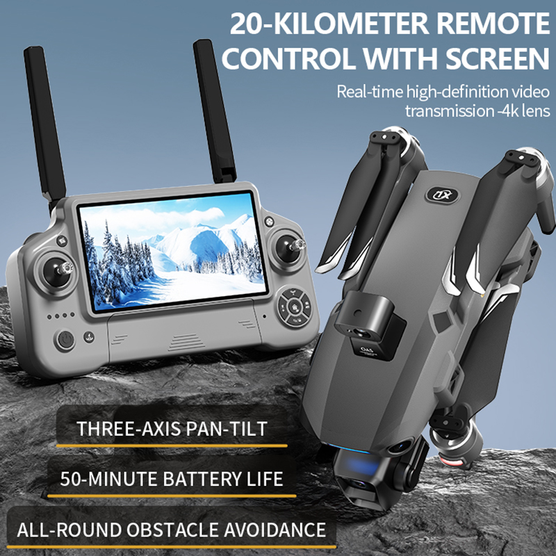 Novo Drone 8K com Câmera Dupla - Drone Rc Gps avaliação e preço