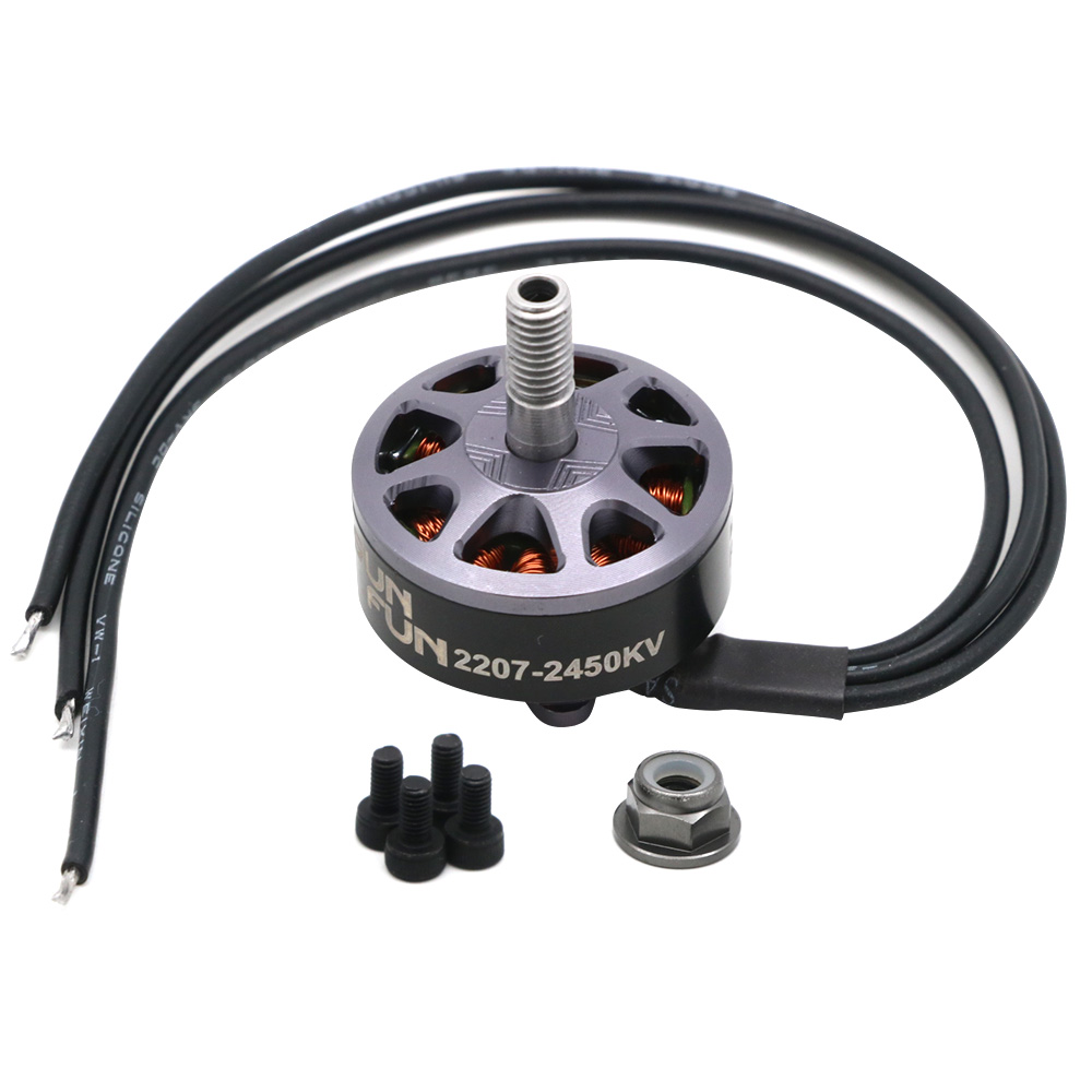 1/4 pçs conjunto sun fun 2207  - Drone Rc Kit avaliação e preço