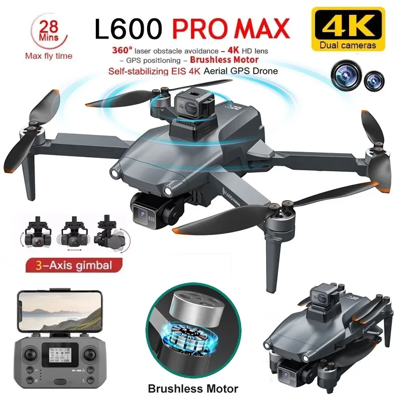 L600 pro max gps drone profiss - Drone Rc Gps avaliação e preço