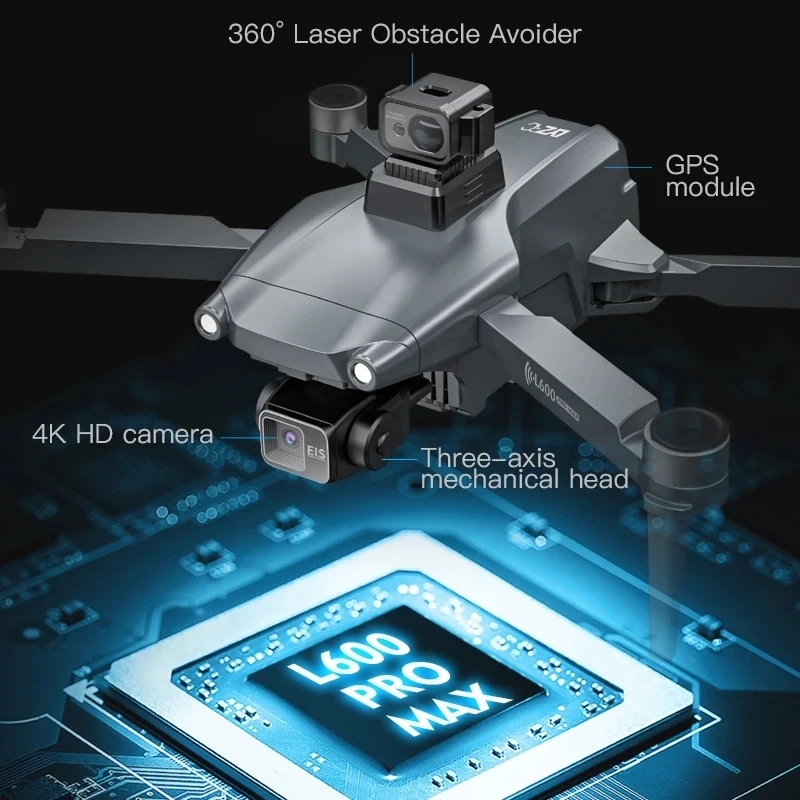 L600 pro max gps drone profiss - Drone Rc Gps avaliação e preço