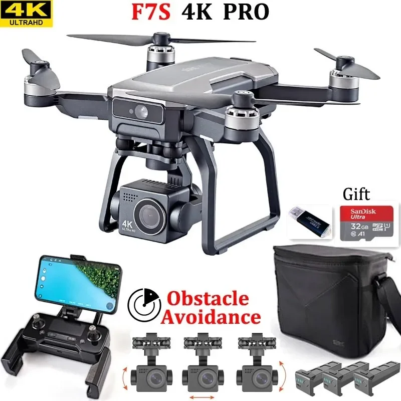 SJRC F7s 4K PRO Drone 4K para  - Drone Rc Gps avaliação e preço