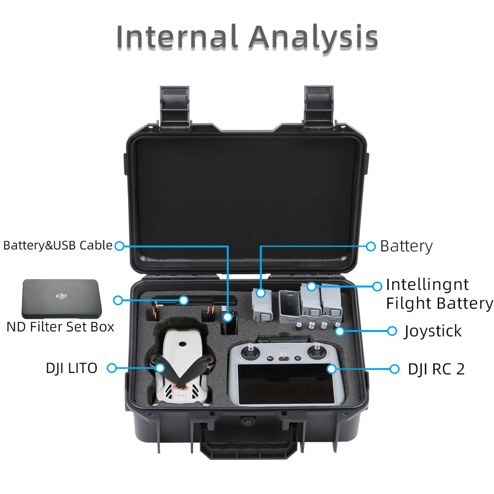 Estojo de Armazenamento Rígido - Drone Dji Rc N1 avaliação e preço