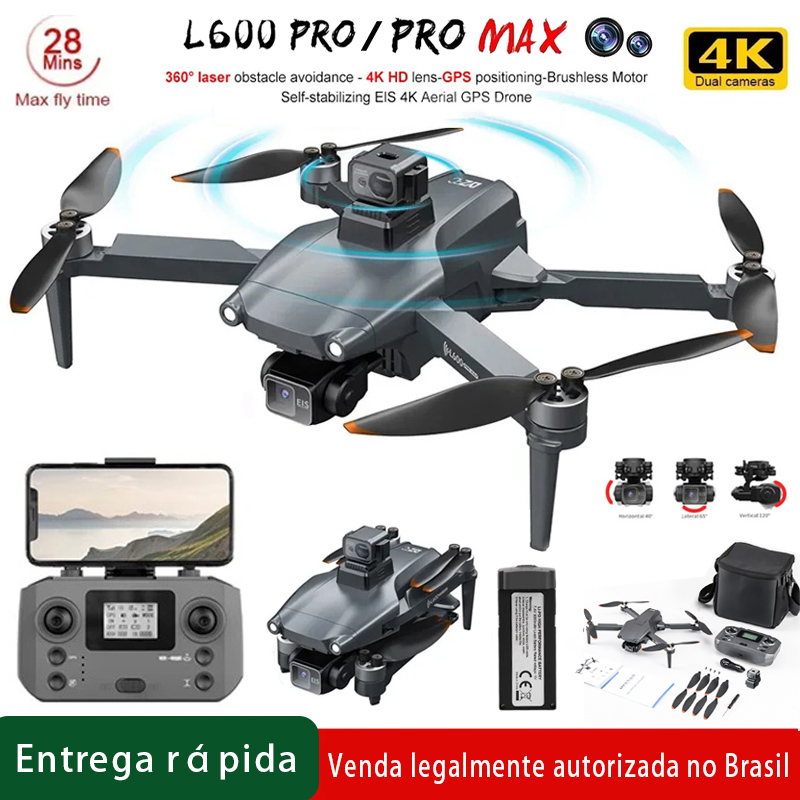 L600 Pro MAX /L600 PRO Drone 4 - Drone Gps Rc Tt36 avaliação e preço