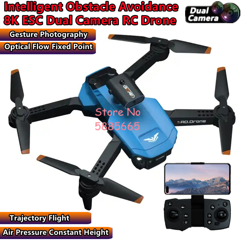 Wifi fpv inteligente evitar ob - Drone Smart Rc Foldable avaliação e preço
