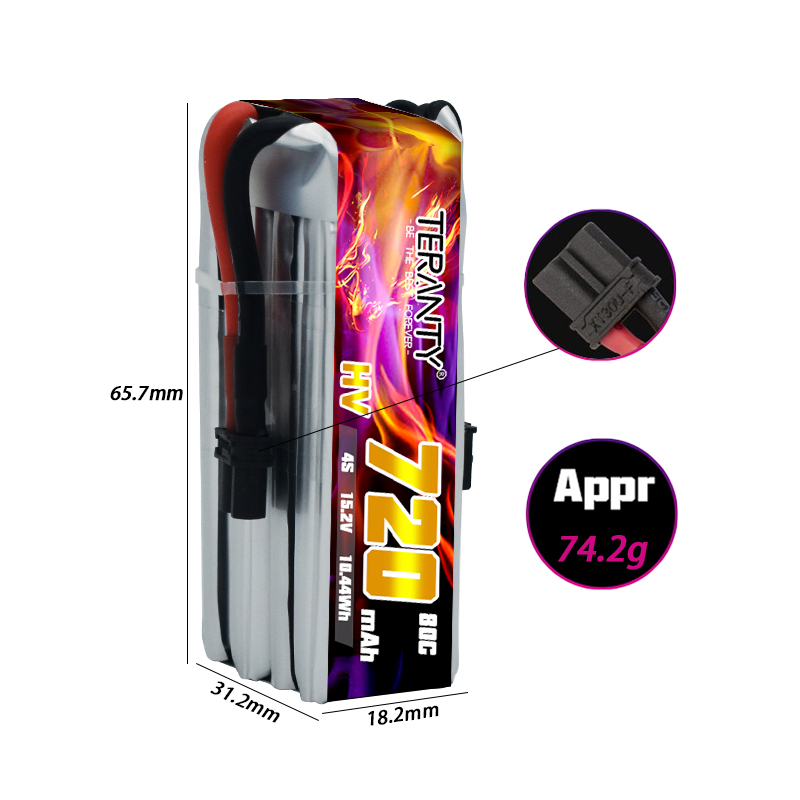 Bateria Lipo HV TERANTY 720mAh - Drone Rc Kit avaliação e preço