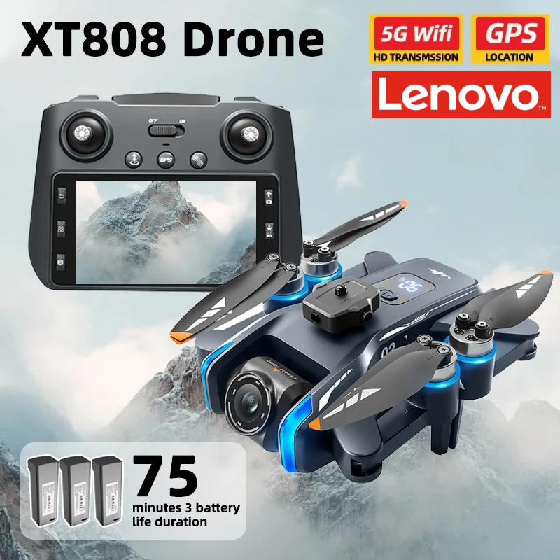 Drone Lenovo XT808 Pro MAX 4K  - Drone Gps Rc Tt36 avaliação e preço