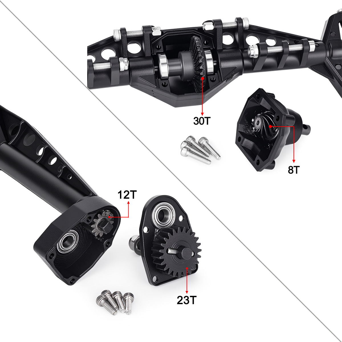 Eixo Portal Dianteiro e Trasei - Rc Crawler Axle Parts avaliação e preço