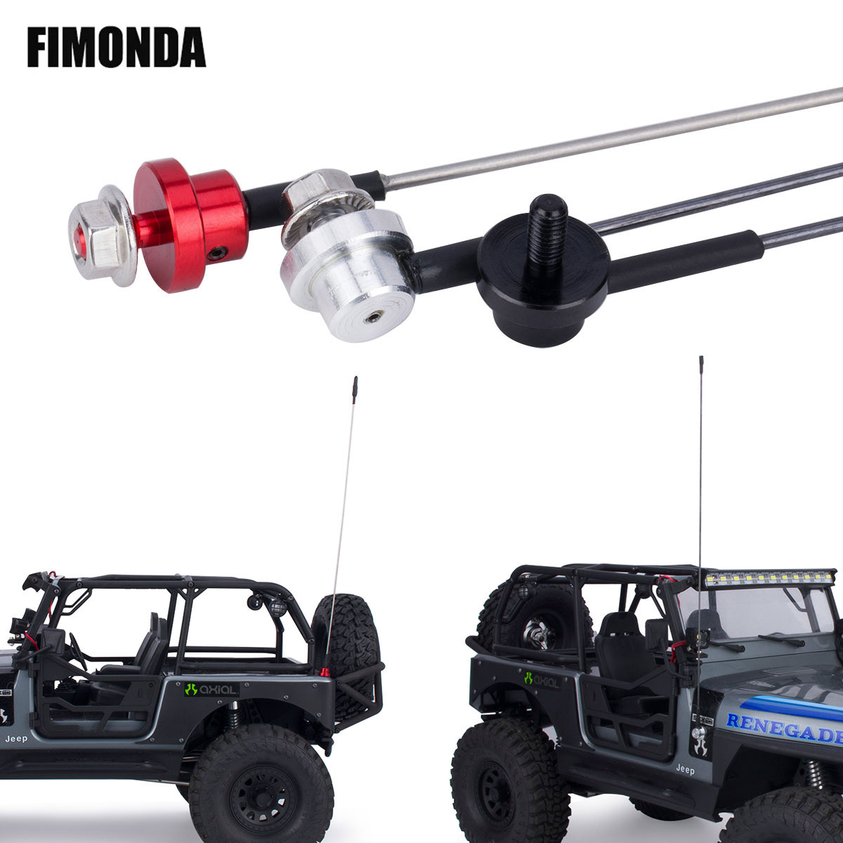 Antena de simulação ajustável  - Rc Crawler Axle Parts avaliação e preço