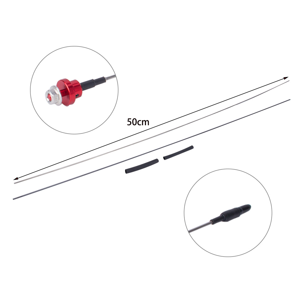 Antena de simulação ajustável  - Rc Crawler Axle Parts avaliação e preço
